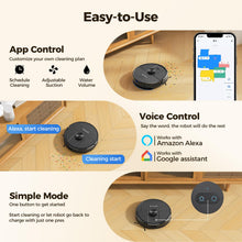 BPMIO Robot Vacuum and Mop Combo, 4500Pa Max Suction, LiDAR Navigation, Quick Mapping, 145 Mins Runtime, Custom Cleaning, Works with App & Alexa, Great for Pet Hair, Dust, Hard Floor, Carpet