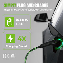 Level 1 and Level 2 EV Charger, Total 18FT 16Amp 240Volt Electric Vehicle Portable Charger with NEMA 6-20 Plug, EV Charging Station for J1772 Electric Cars, CE Certificated