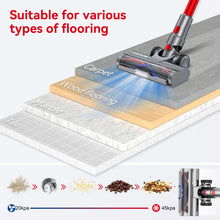 Cordless Vacuum Cleaner A9 Pro, 45Kpa 500W Stick Vacuum Cleaner Powerful with LED Touch Screen, Up to 60 Mins Runtime, Lightweight Foldable Handheld Vacuum for Carpet, Hard Floor, Pet Hair