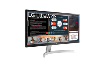 LG UltraWide WFHD 29-Inch FHD 1080p Computer Monitor 29WN600-W, IPS with HDR 10 Compatibility, Silver