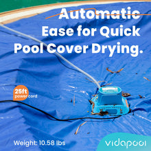 Vidapool 1/2 HP Pool Cover Pump Automatic On Off, Submersible Sump Pump Inground/Above Ground, 2169 GPH Water Removal Pump with 25 Feet Power Cord for Swimming Pool, Pond, Basement, Window Well