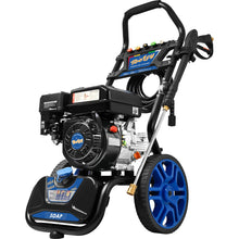 TOOLCY 3400 PSI 2.8 GPM Gas Powered Pressure Washer with Onboard Soap Tank, Spray Gun, 30FT Pressure Hose, 5 Nozzles, Foldable Handle Gas Power Washer for Cleaning Cars Homes Patios Fences Driveways