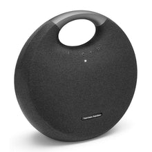 Harman Kardon Onyx Studio 6 Wireless Bluetooth Speaker - IPX7 Waterproof Extra Bass Sound System with Rechargeable Battery and Built-in Microphone - Black