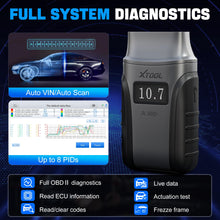 Wireless OBD2 Scanner, XTOOL Anyscan A30D Bidirectional Scan Tool, Full Systems Car Scanner, 16 Services, ABS Bleed, Injector Coding, Oil EPB BMS SAS TPMS Reset, for iPhone and Android