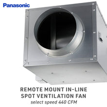 Panasonic FV-0511VHL1 WhisperWarm DC Bathroom Fan with Light and Heater - Simplified Ventilation and Heat - 50-80-110 CFM