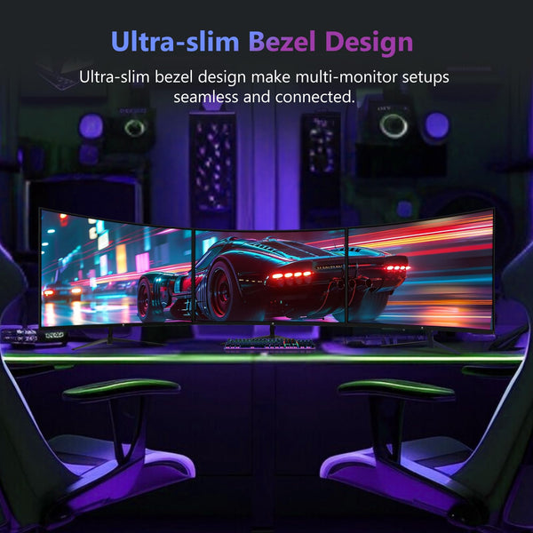 Z-Edge UG27 27-inch Curved Gaming Monitor 16:9 1920x1080 200Hz 1ms Frameless LED Gaming Monitor, AMD Freesync Premium Display Port HDMI