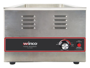 Winco Electric Portable Food Pan Warmer, 1500 W, 120V, 4/3 Size