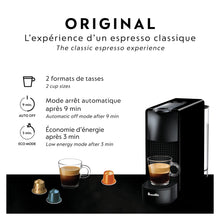 Breville BEC220BLK1AUC1 Nespresso Essenza Mini Espresso Machine, 15.25 x 5.5 x 12.25 in, Black