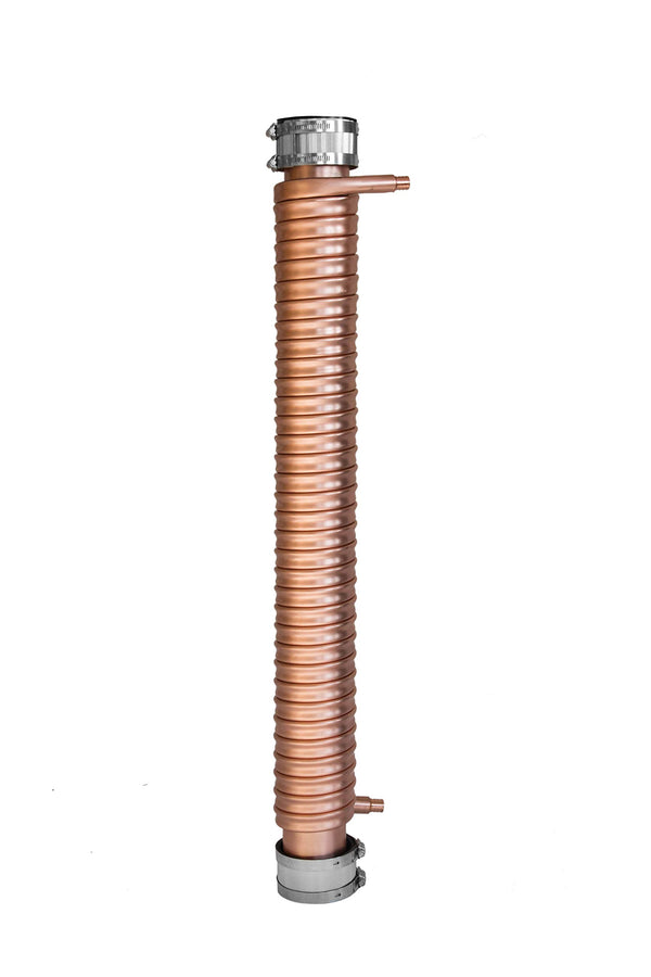 ThermoDrain TDH3320B-DR-PEX high performance drain water heat recovery unit - factory installed PEX fittings