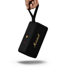 Marshall Middleton Portable Bluetooth Speaker, Black and Brass