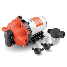 SEAFLO 55-Series Diaphragm Pump - 12V DC, 5.5 GPM, 60 PSI with Heavy Duty Pressure Switch, Self-Priming, Built-in Bypass, High Flow | Ideal for RV, Marine, and Off-Grid Water Systems