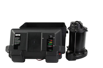 Wayne ESP25 Upgraded 12-Volt Battery Backup System, Black