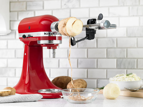 KitchenAid Spiralizer Plus Attachment with Peel, Core and Slice, Silver