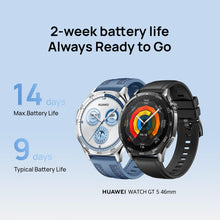 HUAWEI Watch GT 5 46mm Smartwatch, up to 14 Days Battery Life, All New Running and Cycling Sports Smart Watch, Sharp Edged Design, Health Tracking, Compatible with iOS and Android, Black.