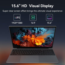 Laptop Computer 15.6'' HD Display, Intel UHD Graphics, Intel Celeron N5095 4-Core Processor, 12GB RAM, 512GB SSD up to Expandable 1TB, WiFi, 180°Open Angle, Windows 11 Laptop, Gray