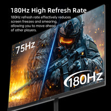 KTC 24 Inch 180Hz Gaming Monitor, 2K QHD Fast IPS PC Gaming Monitor, 1440p 1ms Computer Monitor 144Hz, G-Sync and FreeSync Compatibility, HDR Support, HDMI Displayport, VESA, Q24T09