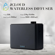 JCLOUD Smart Scent Air Machine 1000ML, Hotel Scent Diffuser Cover Up to 4500 Sq. Ft., Waterless Cold Air Diffuser for Home, Aromatherapy Diffuser for Essential Oils Large Room, Dimgray