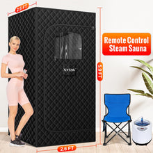 X-Vcak Sauna Box, Portable Steam Sauna, Portable Sauna for Home, Sauna Tent with Steamer, 9 Levels, 2.6’ x 2.6’ x 5.9’