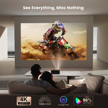 [Netflix-Licensed/Dolby Audio]Outdoor-Projector 4K with Wifi 6 and Bluetooth,ONOAYO 1000ANSI Native 1080P Portable Projector,Built-in Netflix/YouTube/PrimeVideo,Electric Focus Keystone Smart Projector