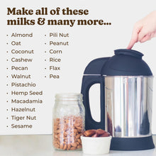 Almond Cow Nut Milk Maker Machine, Plant Based Maker for Homemade Almond, Oat, Cashew Nut Milks & More, Stainless Steel Food Machines, 5-6 Cups Per Batch, 120V