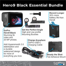 GoPro HERO9 Black - E-Commerce Packaging - Waterproof Action Camera with Front LCD and Touch Rear Screens, 5K Ultra HD Video, 20MP Photos, 1080p Live Streaming, Webcam, Stabilization