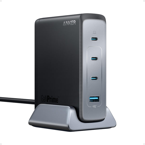 Anker Prime 240W USB C Charger, Anker GaN Charger, 4-Port Fast Compact GaN Charger for MacBook Pro/Air, iPhone 16/15/Pro, iPad Pro, Dell XPS, Galaxy S23/S22, Note20, Pixel, Apple Watch, and More