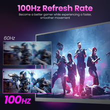 Upperizon Large Portable Monitor 18.5 inch FHD 1920x1080p 100 Hz 100% sRGB HDR HDMI USB-C Portable Gaming Monitor VESA Compatible, External Second Screen for Laptop, MacBook, Surface, PC, Game Console