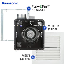 Panasonic FV-40VQ4 WhisperCeiling Spot Ventilation Fan - 390 CFM - Quiet Bathroom Ceiling Fan