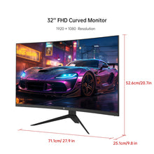 KTC 32 Inch FHD 1080p Curved Gaming Monitor - VA 1500R Curved Monitor, 165Hz 1ms MPRT, FreeSync & G-Sync, 122% sRGB, DP/HDMI, VESA, HDR10 for Gaming Home Office Business PC Monitor