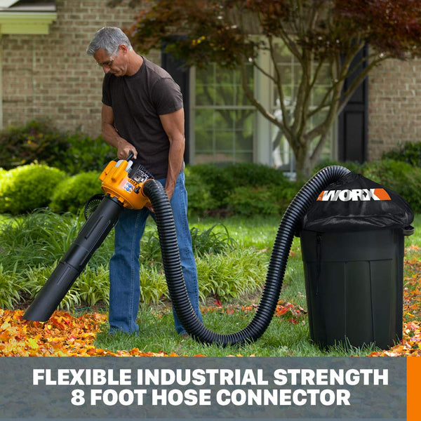 Worx 40V Leaf Blower Cordless with Battery & Charger, 3-in-1 Blower for Lawn with Vacuum and Mulcher, Cordless Leaf Blower with Brushless Motor, 2-Speed Control WG583 – 2 Batteries & Charger Included | Leaf Collection System