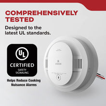 Kidde Hardwired Smoke Detector, 10-Year Battery Backup, Interconnectable, LED Warning Light Indicators, 4 Pack