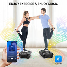 Vibration Plate Exercise Machine - CrazyFeb Vibration Plate for Lymphatic Drainage, Whole Body Vibrating Plate Exercise Machine - Waver Vibration Plate High-Intensity Fitness Equipment for Weight Loss