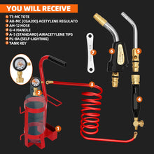 TDLX 2003MC, Air Acetylene Torch Kits, Turbo Torch Acetylene Kit, PL-8ADLX-MC Extreme Air Acetylene Kit 0386-0834, For 