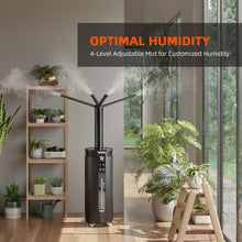 Spider Farmer Humidifier for Large Room 16L Plant Humidifiers with Multi-Channel Hoses and Extension Tube Temp & Humidity Probe 4 Cool Mist Mode 1400ml/h Output Quiet for Bedroom Grow Tent Indoor