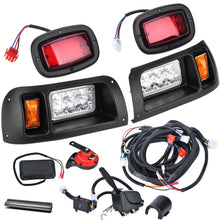 LED Headlight Tail Light Kit Compatible with Club Car DS Golf Carts 1993-UP 12V Street Legal Light Kit with Turn Signal Wire Harness Compatible with Club Car DS for Gas and Electric