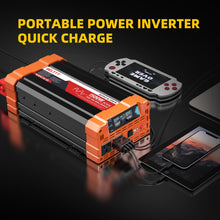 BELTTT 1500W Pure Sine Wave Inverter 12V to 120V AC, Car Power Inverter 12V to 110V Converter for RV, Truck, Solar, Off-Grid with Dual AC Socket, 5V 2.1A USB, Surge 3000W, Smart LCD Display