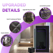 Fingertip Ballet Portable Sauna for Home, in Home Sauna, Portable Steam Sauna, Personal Sauna Tent Sauna Box with 3L Steamer, Remote Control, 9 Heating Levels for Spa, Gym, Pilates, Fitness