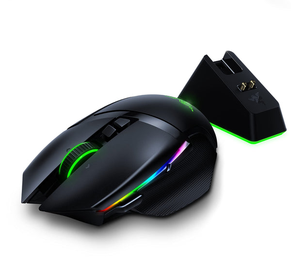 Razer Basilisk Ultimate Wireless Gaming Mouse: 20K DPI Optical Sensor - 11 Programmable Buttons - 100Hr Battery - Classic Black