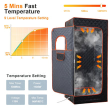 Portable Sauna, DOWYLIK Steam Sauna, Sauna Box with 3L Steamer, Portable Sauna for Home with Remote Control, Large Folding Chair, Massage Foot Wheel for Relaxation, Body Recovery, Skin Beauty