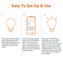 Echo Show 5 with Amazon Basics Smart Color Bulb