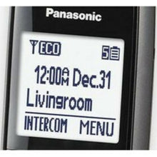 Panasonic Link2Cell Bluetooth Cordless Phone System with Voice Assistant, Call Block & Answering Machine, Battery Powered, Expandable Home Phone with 5 Handsets â€“ KX-TGF575S (Black with Silver Trim)