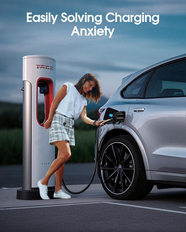 Tesla to CCS Adapter (Max 500A 1000V) Fast Charging Supercharge Up to 150 Miles in Just 15 Min, NACS to CCS Adapter for Ford, GM, Volvo etc. EVs, Compatible Tesla Charger & Tesla Supercharger Stations