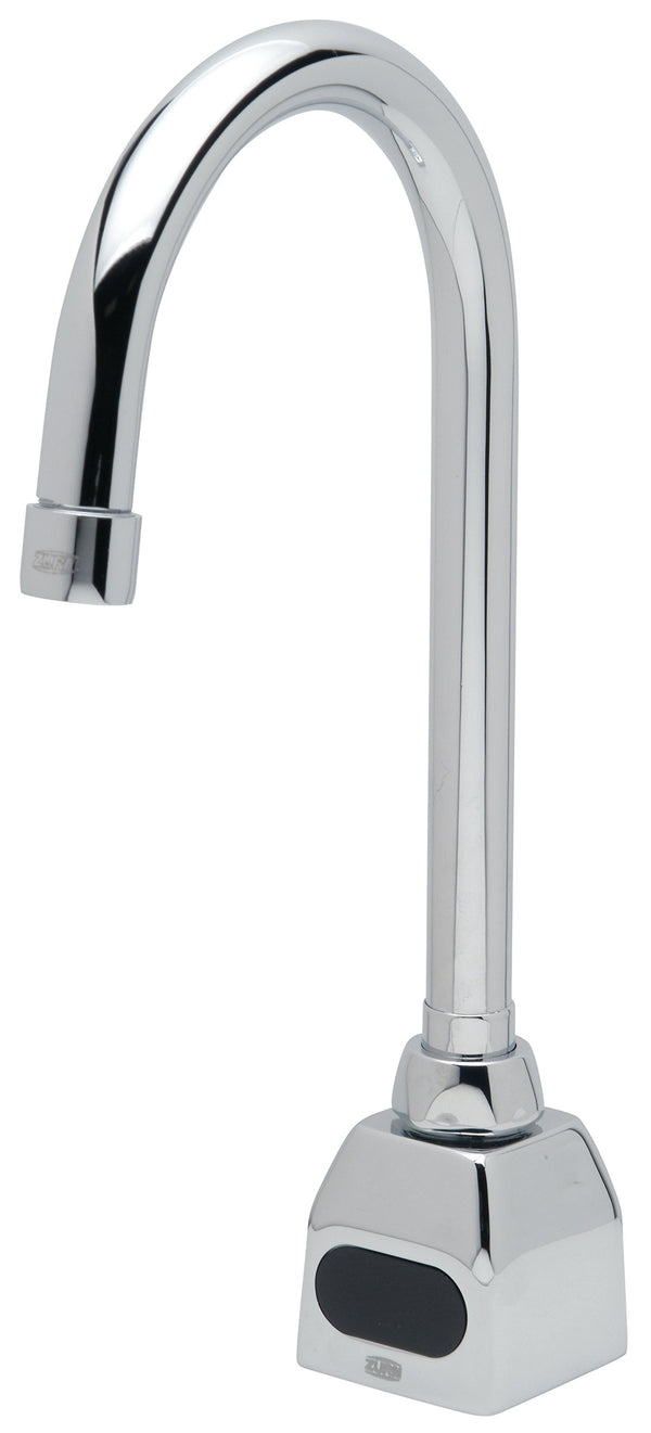 Zurn AquaSense® Single Hole Gooseneck Sensor Faucet with 1.5 gpm Aerator and Mixing Valve in Chrome