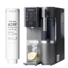 Waterdrop WD-A2 Countertop Reverse Osmosis System, 𝐇𝐨𝐭 𝐚𝐧𝐝 𝐂𝐨𝐥𝐝 RO System, Portable Pure Water Tank, Bottleless Water Cooler, 6 Temperature Settings, Hot Cold Room Water, 3:1 Pure to Drain