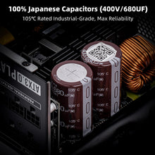 Redragon PSU018 80+ Platinum 1300 Watt ATX 3.0 Fully Modular Power Supply, 80 Plus Certified, 100% Japanese Capacitors & Low Noise Smart-ECO 0 RPM Fan, Full Mod Cables w/12VHPWR Cable, Black