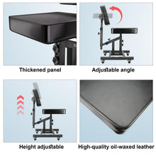 Third Generation Upgraded Tattoo Armchair Multi-Function Tattoo Chair for customers Adjustable Tattoo Equipment with armrest Brackets and Wheels