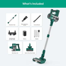 WIE Cordless Vacuum Clearner Rechargable for Carpet Pet Hair, Handheld Wireless Clearner Brushless Motor, Multi-Tangle Brush