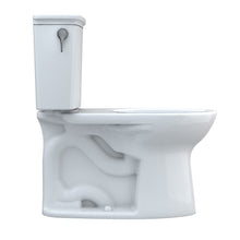 TOTO Drake Transitional Two-Piece Elongated 1.28 GPF Universal Height TORNADO FLUSH Toilet with CEFIONTECT, Cotton White - CST786CEFG#01