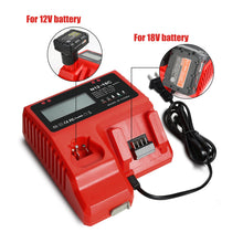 New Version 18V 9.0 Ah Battery and Charger Combo Kit Replace for Milwaukee m18V Lithium Ion Batteries 48-11-1862/1852/1840/1830(2)+ 18V Battery Charger 48-59-1812