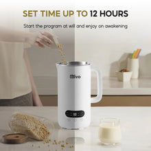 OLIVO CB1000 Automatic Nut Milk Maker - Almond, Cashew, Soy & Oat Milk Maker - Smoothie Blender - Soup Maker, 35 Oz, 9 Functions, 304 Stainless Steel, Safety Sensor, Spill-Proof, Easy Use (White)